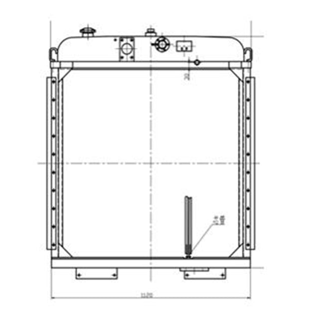 Hydraulic Radiator 154-03-C1001 for Shantui TY230 SD23 Bulldozer