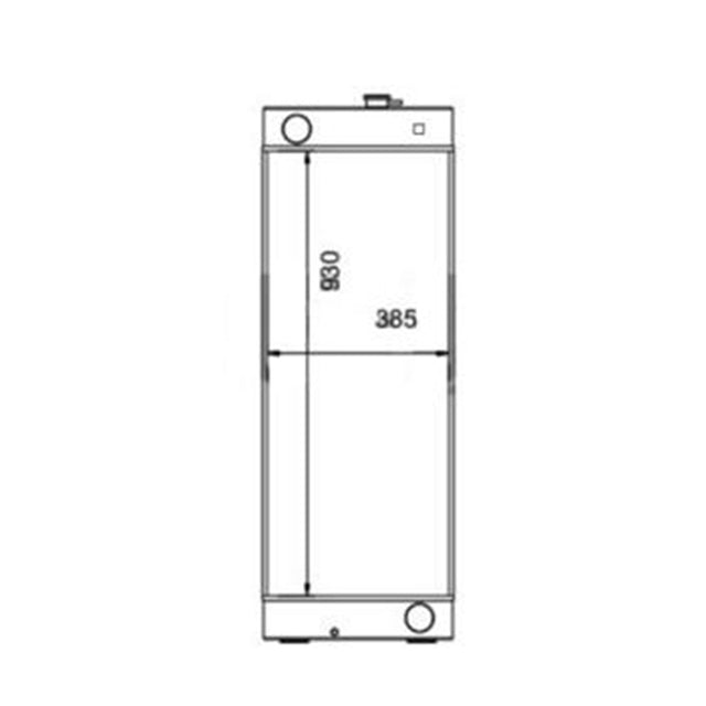 Hydraulic Radiator 23B0373131 Fits for Komatsu GD555-5 Grader