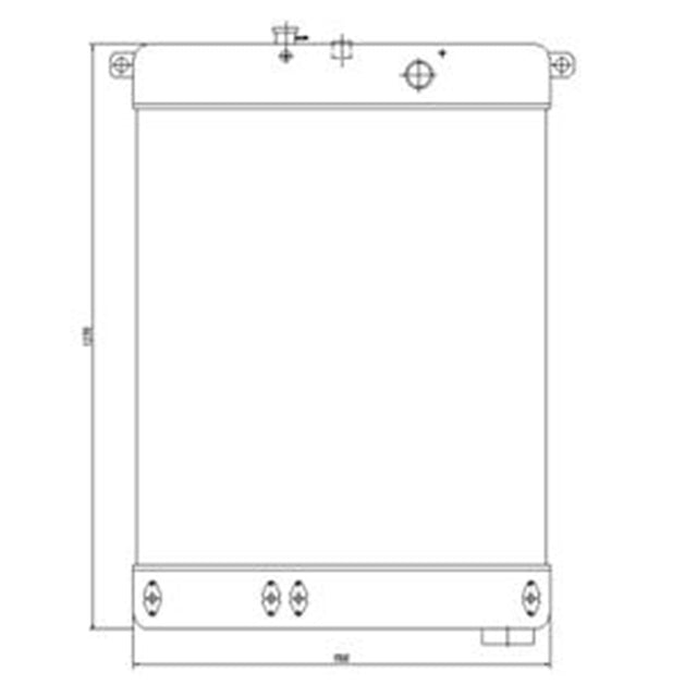 Hydraulic Radiator 423-03-21111 Fits for Komatsu Wheel Loader WA350-3A WA380-3 WA400-3 WA420-3