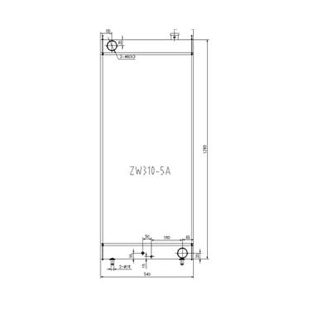 日立ホイールローダーZ用油圧ラジエーターW310-5A