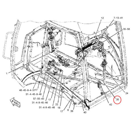 Wire Harness 268-7760 2687760 Angkop para sa Caterpillar CAT Engine 3054C Loader 420E 430E 432E 434E 442E 444E